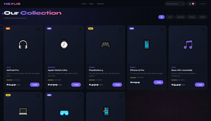 متجر الكتروني جاهز للبيع